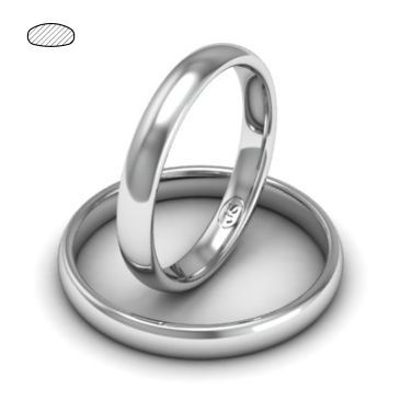 Обручальное кольцо из платины