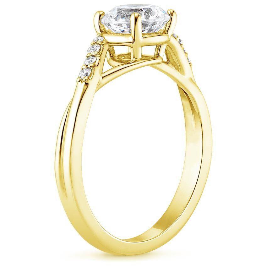 Великолепное помолвочное кольцо с бриллиантом 1 карат