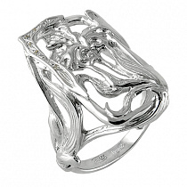 Серебряное кольцо Фламанский ирис